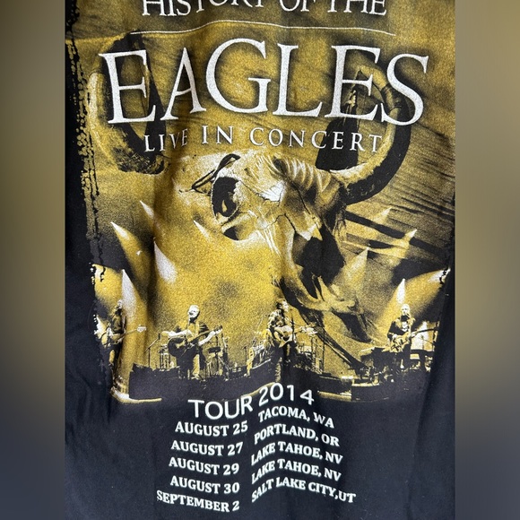 Allstyle Apparel & Activewear - History of The Eagles 2014 Concert Shirt - L - Picture 4 of 5